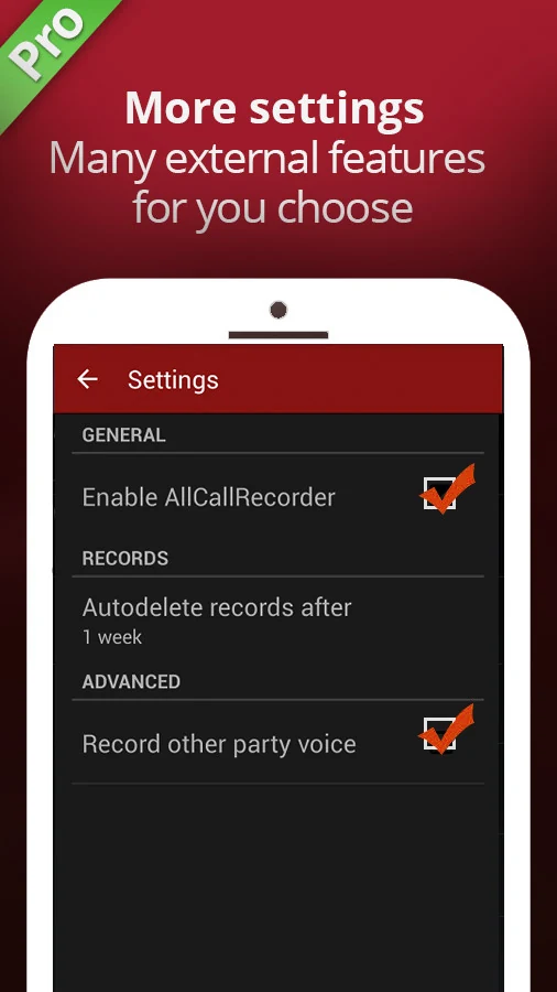 Official All Call Recorder screenshot